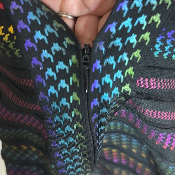 Fashion Nova Bandage size M Multicolor Striped Mini Dress - Picture 9 of 11